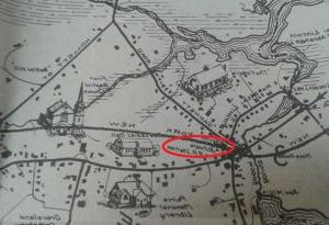 1930年显示北山火车站的地图